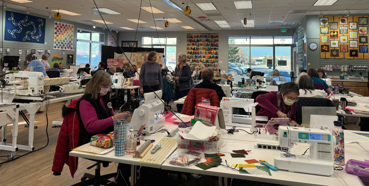 A retreat at Twisted Stitches